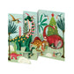 The Epoch Before Christmas Dinosaur Tri fold Christmas Card 5 pack 90 x 140 mm with envelopes Roger la Borde