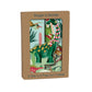 The Epoch Before Christmas Dinosaur Tri fold Christmas Card 5 pack 90 x 140 mm with envelopes Roger la Borde