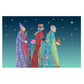 Three Kings Gold Foil 8 x Christmas  Cards in a Kraft Box 80 x 140 cm Roger la Borde