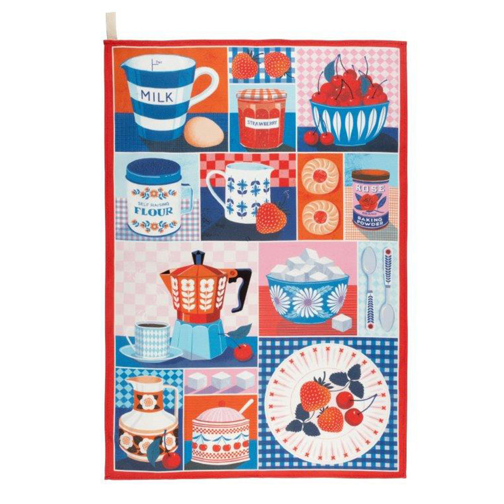 Printer Johnson Tea Towel Kitchen Tea Towel Cotton 750 x 600 mm