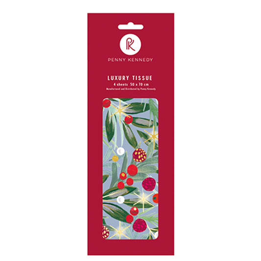 Penny Kennedy  Winter Spruce Tissue Wrapping Paper 4 sheets 50 x 70 cm
