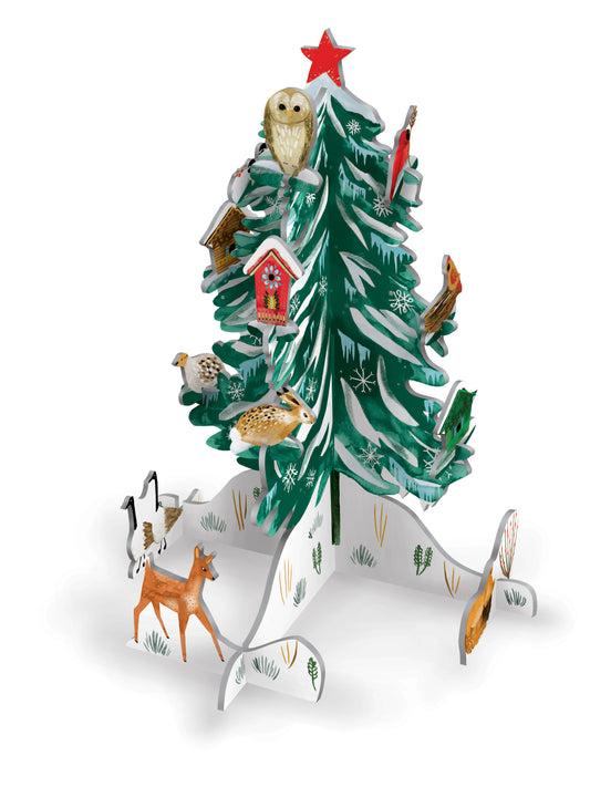 Christmas Conifer Christmas Scene Pop and Slot Christmas Decoration Roger la Borde