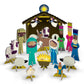 Away in a Manger Christmas Scene Pop and Slot Christmas Decoration Roger la Borde