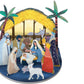 Away in a Manger Christmas Scene Pop and Slot Christmas Decoration Roger la Borde