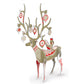 Golden Folky Reindeer Gold Pop and Slot Roger la Borde 3D Christmas Decoration