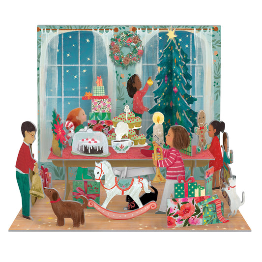 A Christmas Party Pop and Slot Roger la Borde 3D Advent Calendar