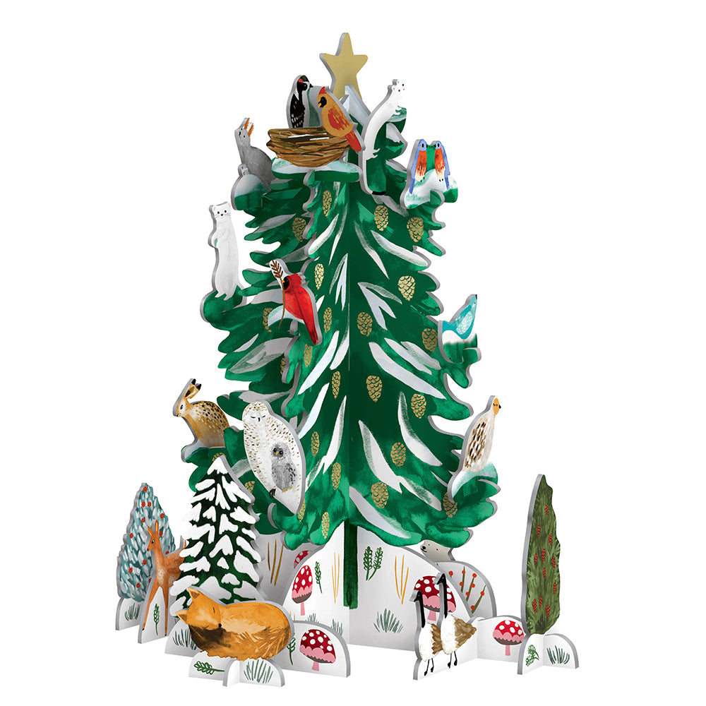 Wild Winter Forest Pop and Slot Roger la Borde 3D Advent Calendar