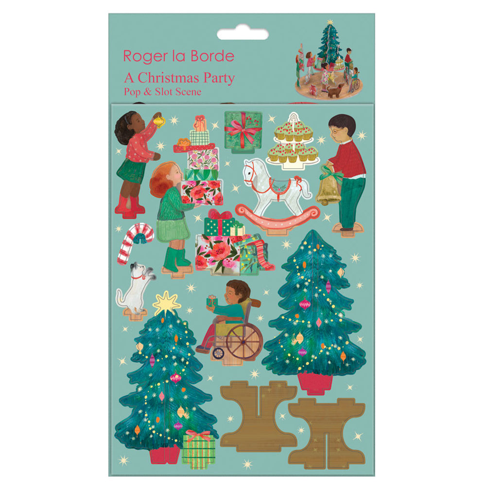 A Christmas Party Pop and Slot Christmas Decoration Roger la Borde