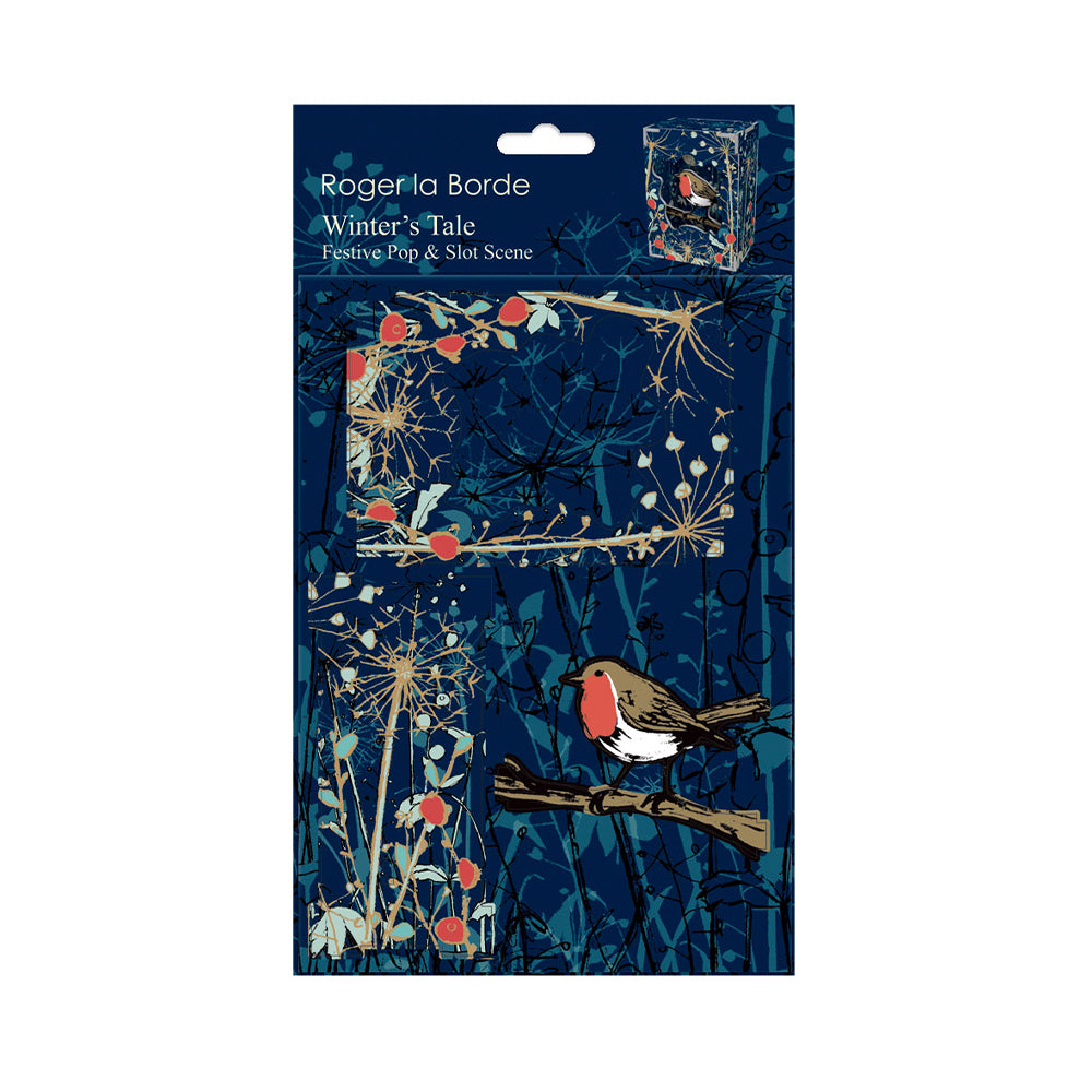 Winters Tale Robin Diorama  Christmas Decoration Roger la Borde