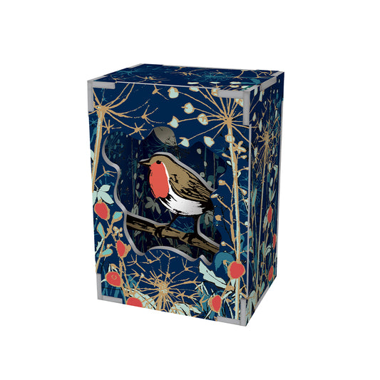 Winters Tale Robin Diorama  Christmas Decoration Roger la Borde
