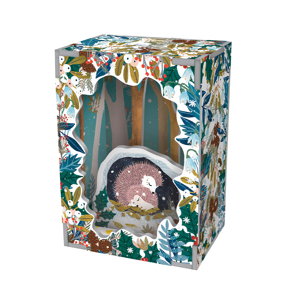 Beneath the Tree Pop & Slot Diorama Snowy Sanctuary  Christmas Decoration Roger la Borde