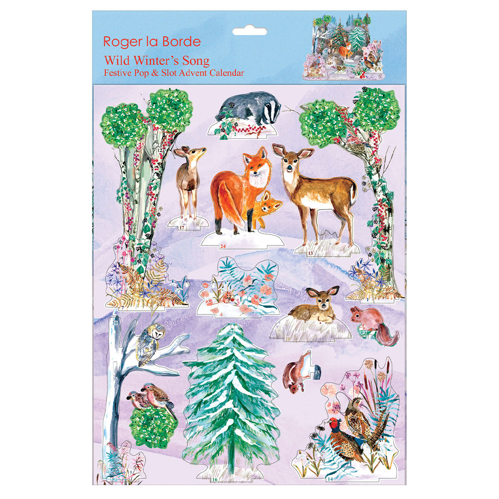 Wild Winter Song Pop and Slot Advent Calendar Roger la Borde