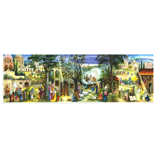 Nativity In the  Holy Land Richard Sellmer Advent Calendar 210 x 690 mm