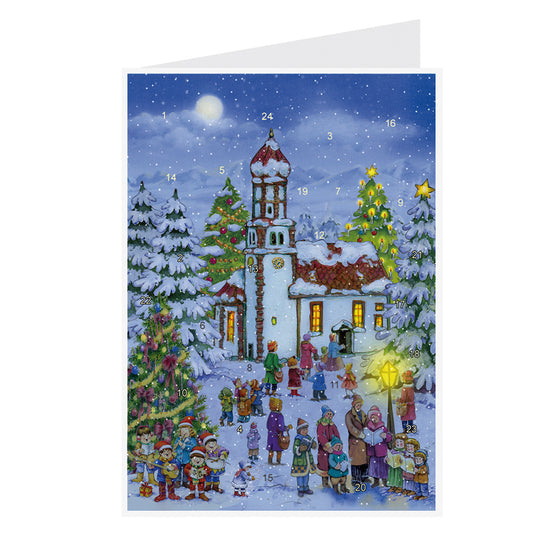 Tower in the Snow Richard Sellmer Mini Advent Card 105 x 155 mm