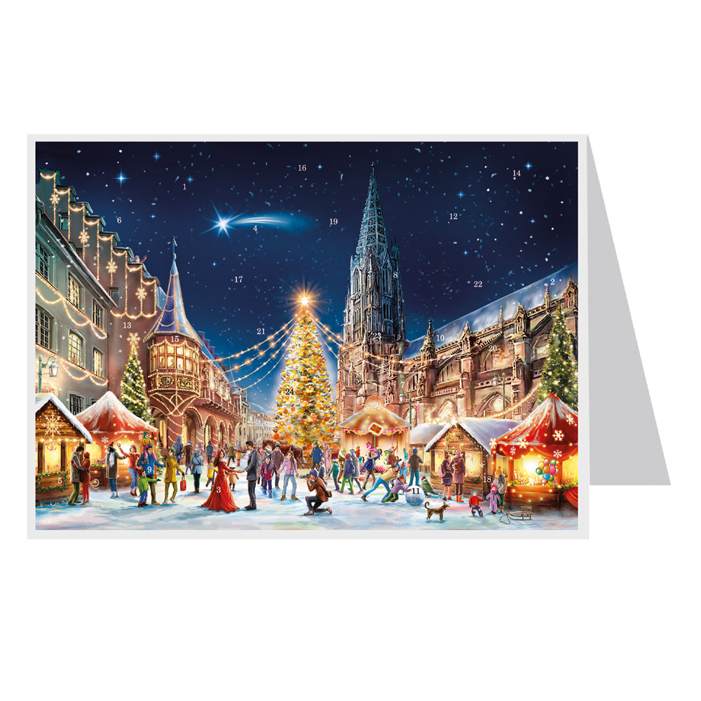 Venice 148 x 105 mm Richard Selmer Advent Calendar Card with envelope (Copy)