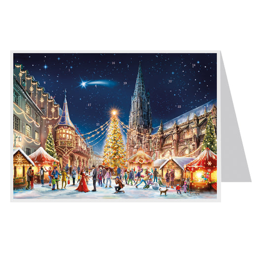 Venice 148 x 105 mm Richard Selmer Advent Calendar Card with envelope (Copy)