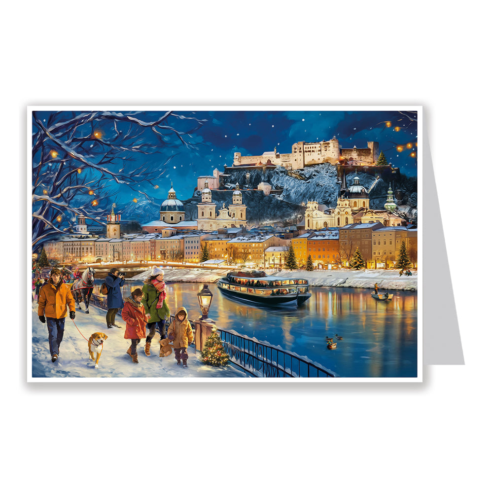 Saltzberg 148 x 105 mm Richard Selmer Advent Calendar Card with envelope