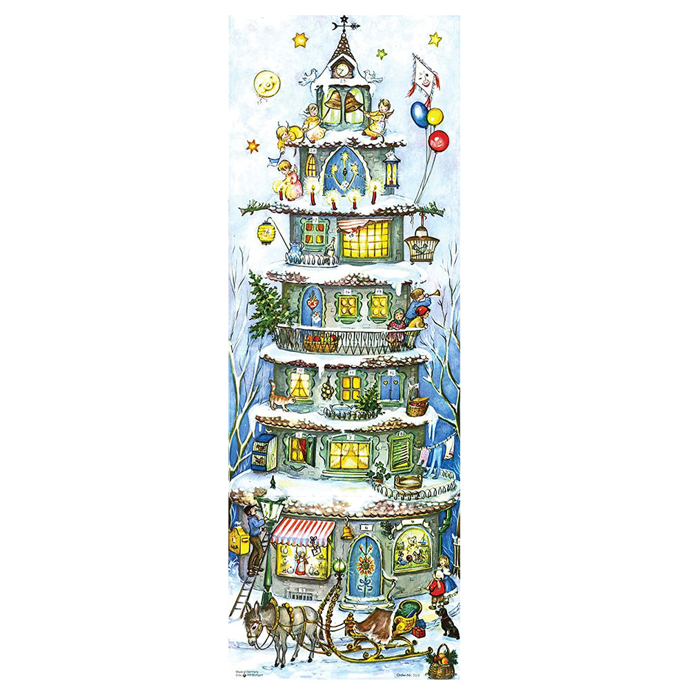 The Tower from 1955 Richard Sellmer Advent Calendar 700 x 210 mm