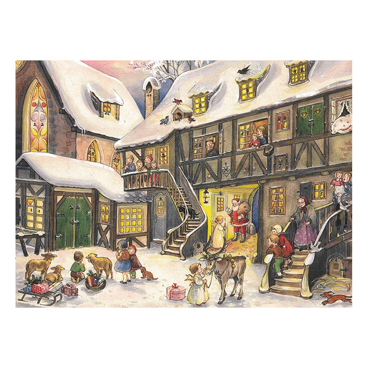 Snowscene Richard Sellmer Midi Advent Card 210 148 mm