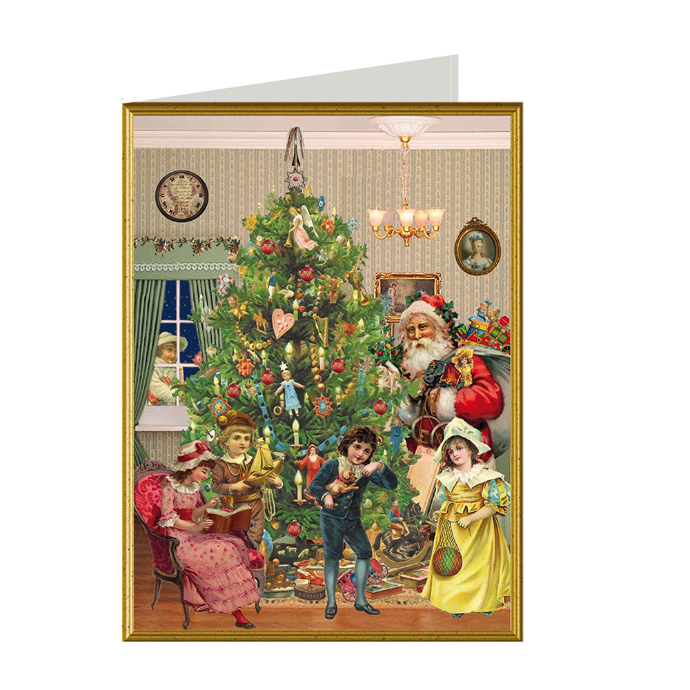 Victorian Christmas Richard Sellmer Christmas Card 105 x 155 mm with envelope