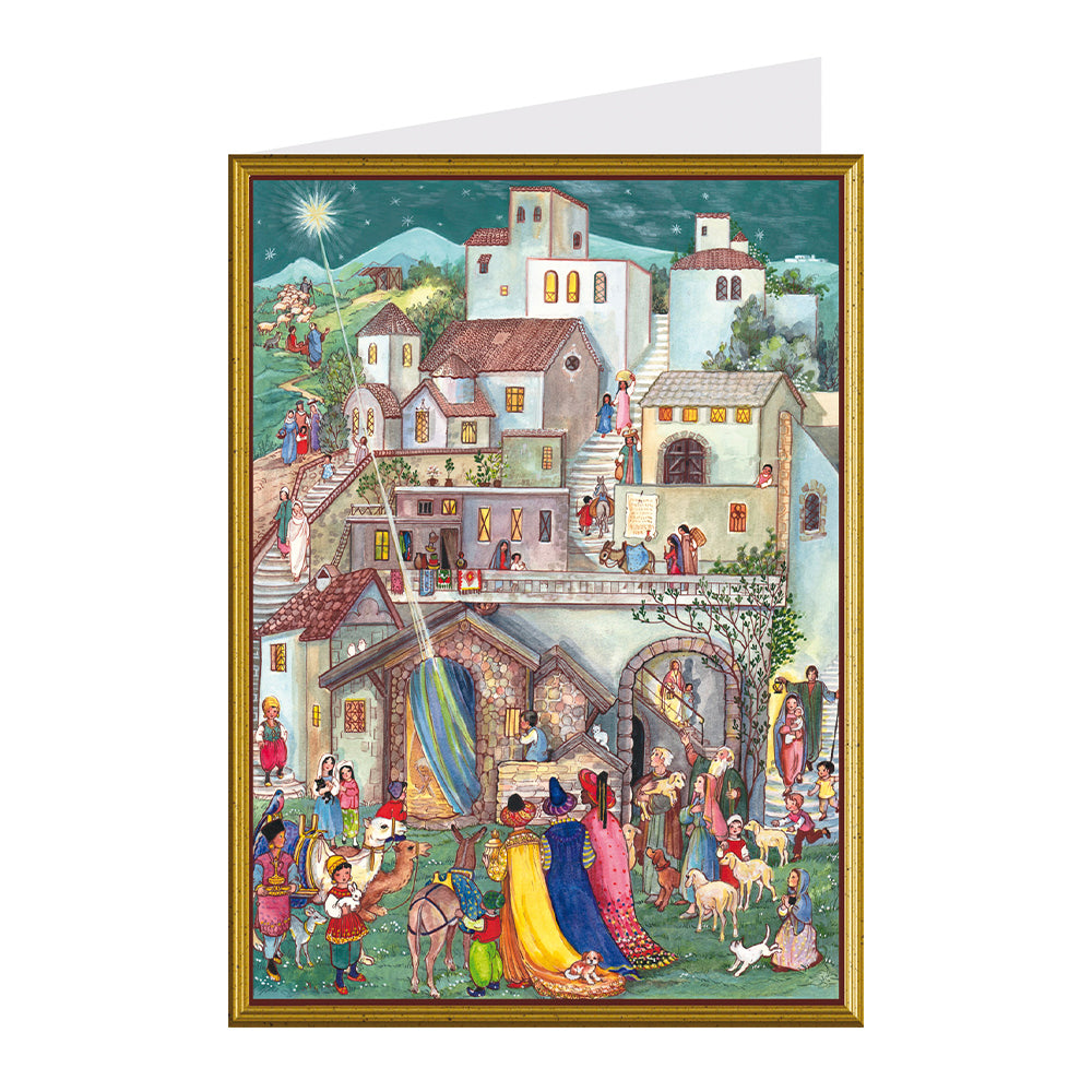Nativity Richard Sellmer Christmas Card 105 x 155 mm with envelope