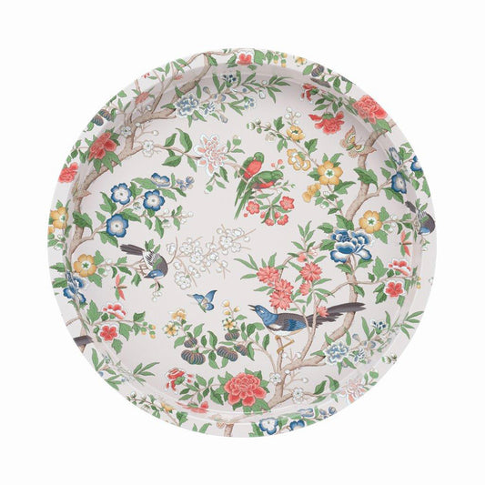 Sanderson Chinoiserie Hall  Deepwell Tin Tray - 300 (d) mm