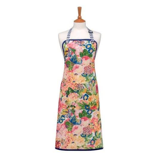 Sanderson Very Rose and Peony Cotton Apron 815 x 885mm