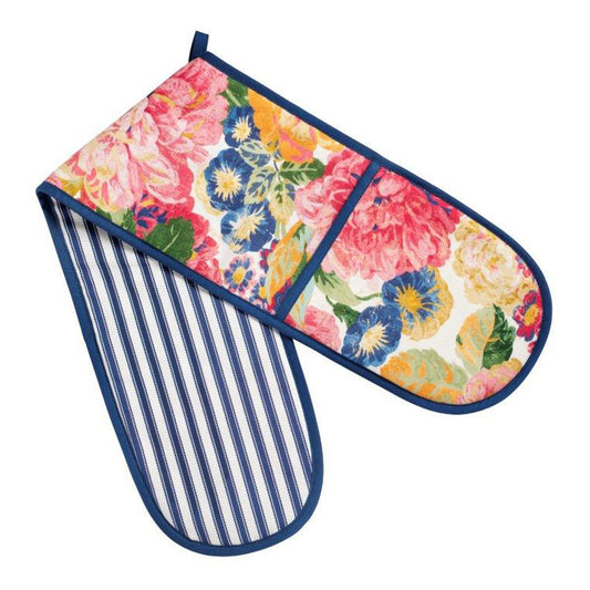 Sanderson Double Oven Glove Very Rose and Peony