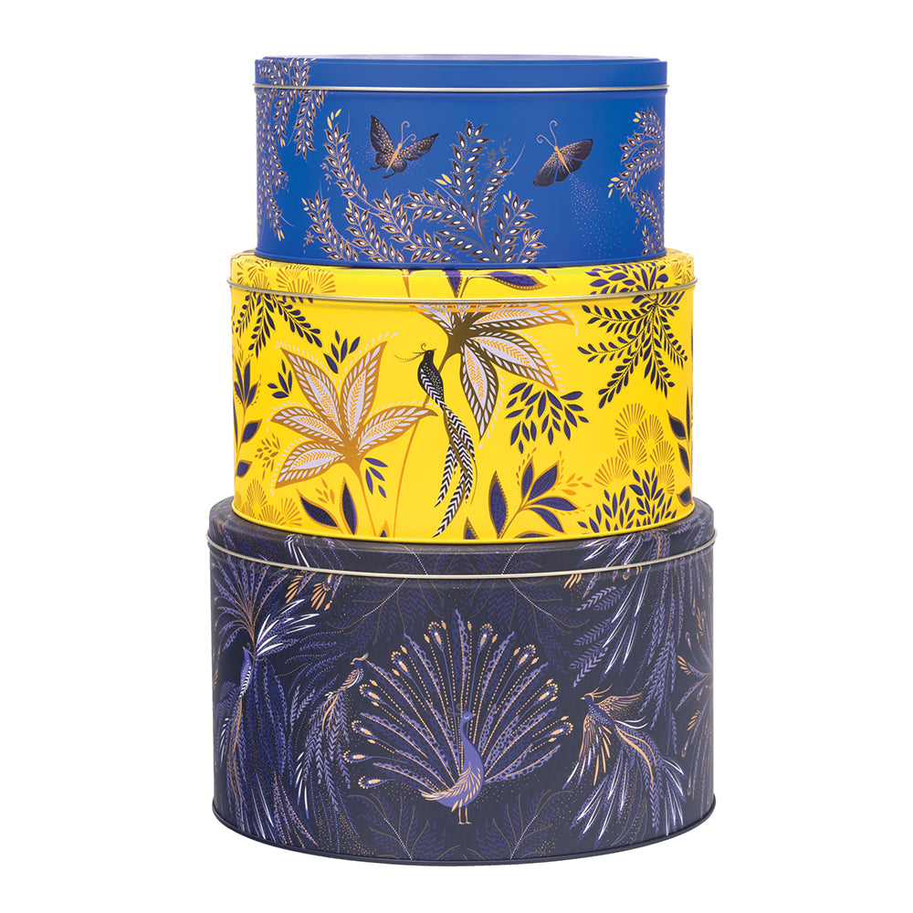 Sara Miller Anniversary Set 3 cake tins 250 (d) x 150mm 223 (d) x 120mm 195 (d) x 105mm