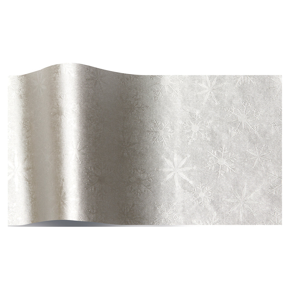 Embossed Silver Snowflakes tissue (2 sheets) Tissue Paper 2 Sheets of 20 x 30" Satinwrap Tissue Wrapping Paper (Copy)