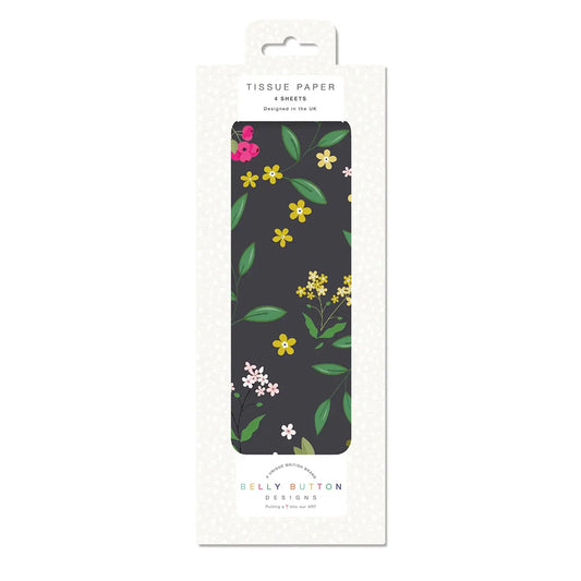 Fig & Pear Belly Button Tissue Wrapping Paper 4 sheets 50 x 75 cm