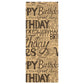 Birthday Kraft 4 sheets tissue wrapping paper 50 x 75 cm
