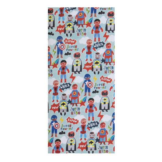 Superheroes Glick 4 sheets tissue wrapping paper 50 x 75 cm