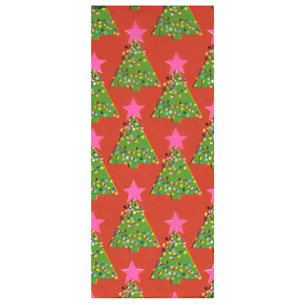 Emerald Tree Red Christmas 4 sheets tissue wrapping paper 50 x 75 cm