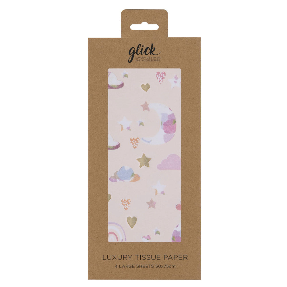 Stephanie Dyment Baby Girl Glick 4 sheets tissue wrapping paper 50 x 75 cm