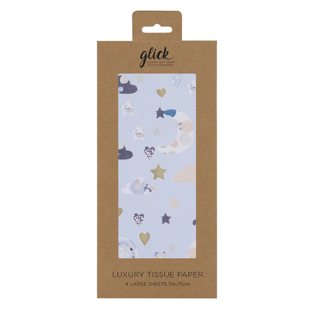 Stephanie Dyment Baby Boy Glick 4 sheets tissue wrapping paper 50 x 75 cm