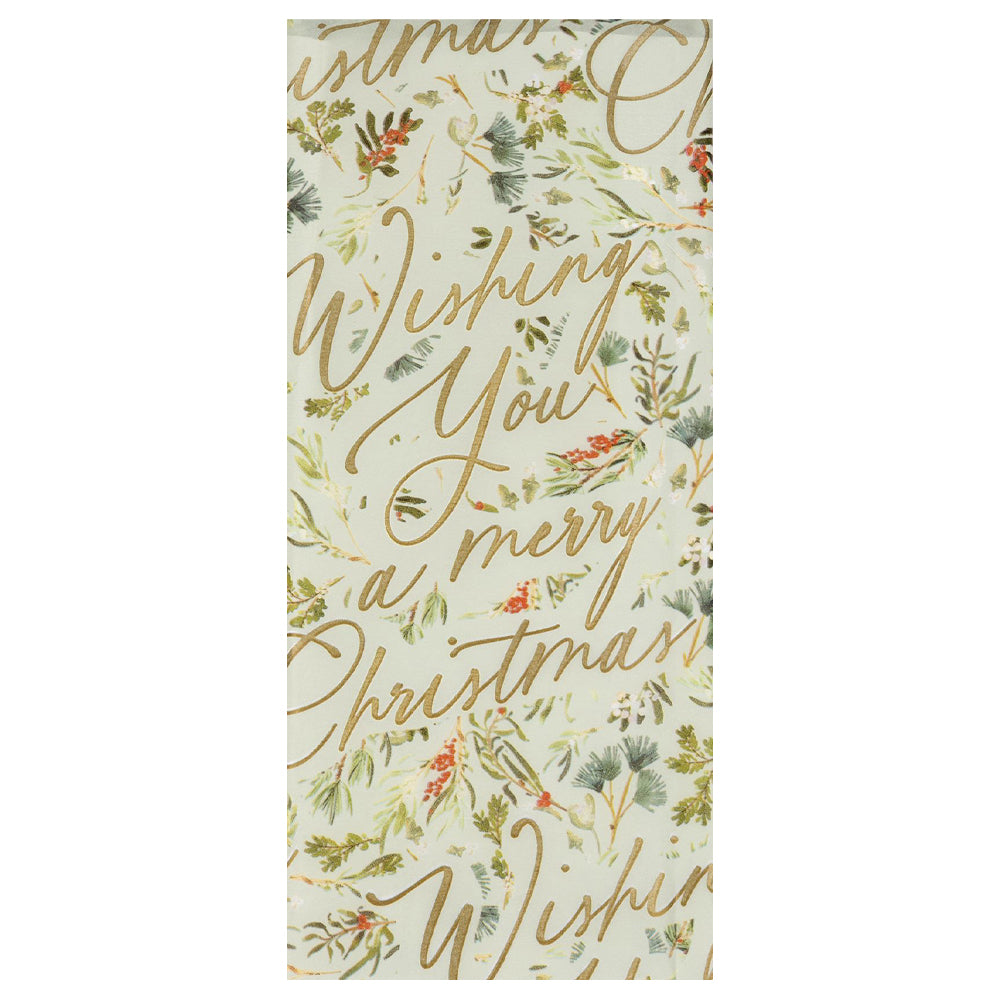 Evergreen Embrace Pine Mist Christmas 4 sheets tissue wrapping paper 50 x 75 cm