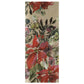 Plush Ponsettia Gold Christmas 4 sheets tissue wrapping paper 50 x 75 cm
