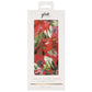 Plush Ponsettia Red Christmas 4 sheets tissue wrapping paper 50 x 75 cm