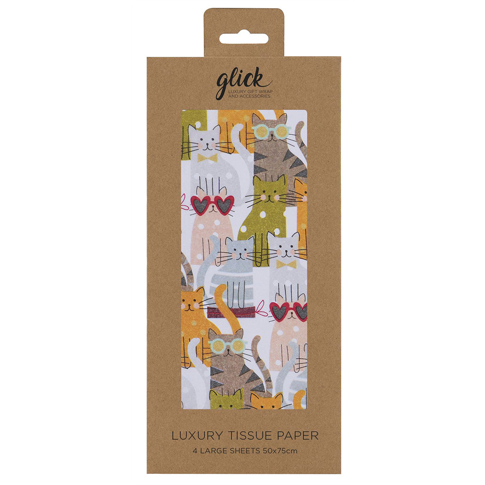 Tom Cats Glick 4 sheets tissue wrapping paper 50 x 75 cm