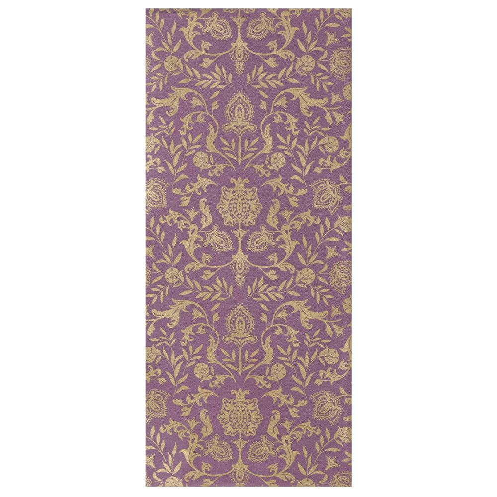 Baroque Purple Gold Glick 4 sheets tissue wrapping paper 50 x 75 cm