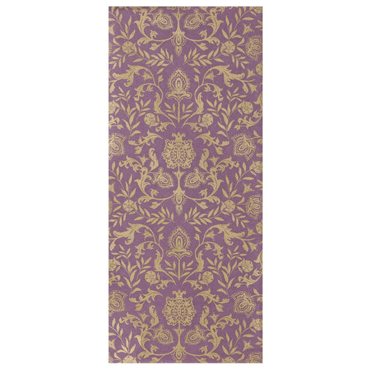Baroque Purple Gold Glick 4 sheets tissue wrapping paper 50 x 75 cm