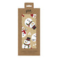 SILLY SNOWMEN KRAFT Christmas Glick 4 sheets tissue wrapping paper 50 x 75 cm