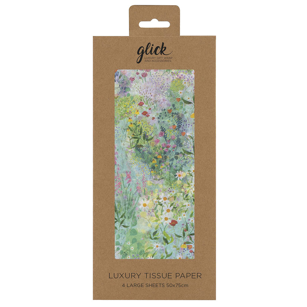 Cottage Garden Glick 4 sheets tissue wrapping paper 50 x 75 cm