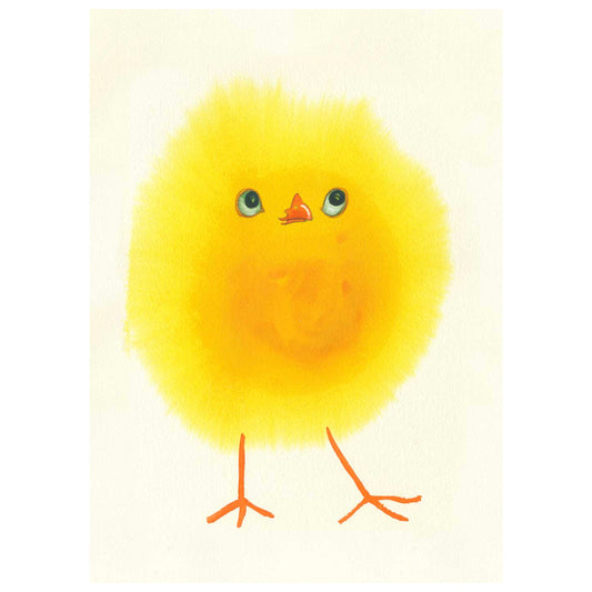 Chick - Greeting Card  - Daniel Mackie Designs 7 x 5 inches wrapped in cello with envelope
