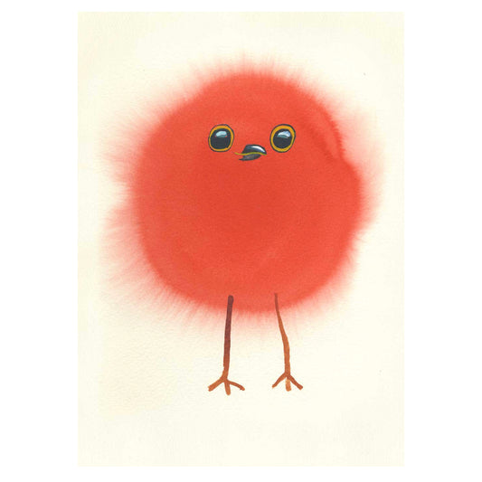 Robin Chick - Greeting Card  - Daniel Mackie Designs 7 x 5 inches wrapped in cello with envelope