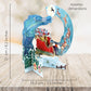 Santa's Sleigh Pendulum 3 D Pop Up Christmas Card Decoration 37 x 21 x 17cm Santoro