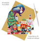 The Nutcracker Pendulum 3 D Pop Up Christmas Card Decoration 38 x 21 x 17cm Santoro