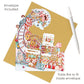 Gingerbread Train Pendulum 3 D Pop Up Christmas Card Decoration 39 x 21 x 17cm Santoro