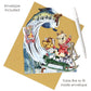 Sledging Puppies Pendulum 3 D Pop Up Christmas Card Decoration 39 x 21 x 17cm Santoro